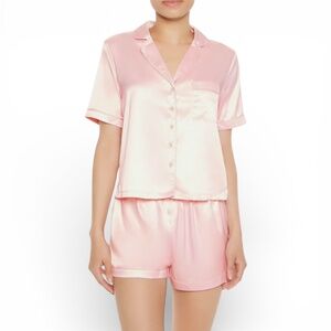 NWT - Juicy Couture Fresh Pink Satin Pajama Set
